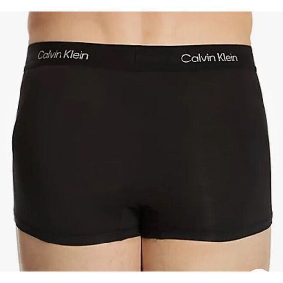 CALVIN KLEIN Ultra Soft Men’s Sz XL Modal Black Trunk Underwear - Picture 4 of 4
